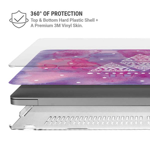 Pink Tribal Euphoria MacBook Pro 14in (2021-24) Case plus Skin